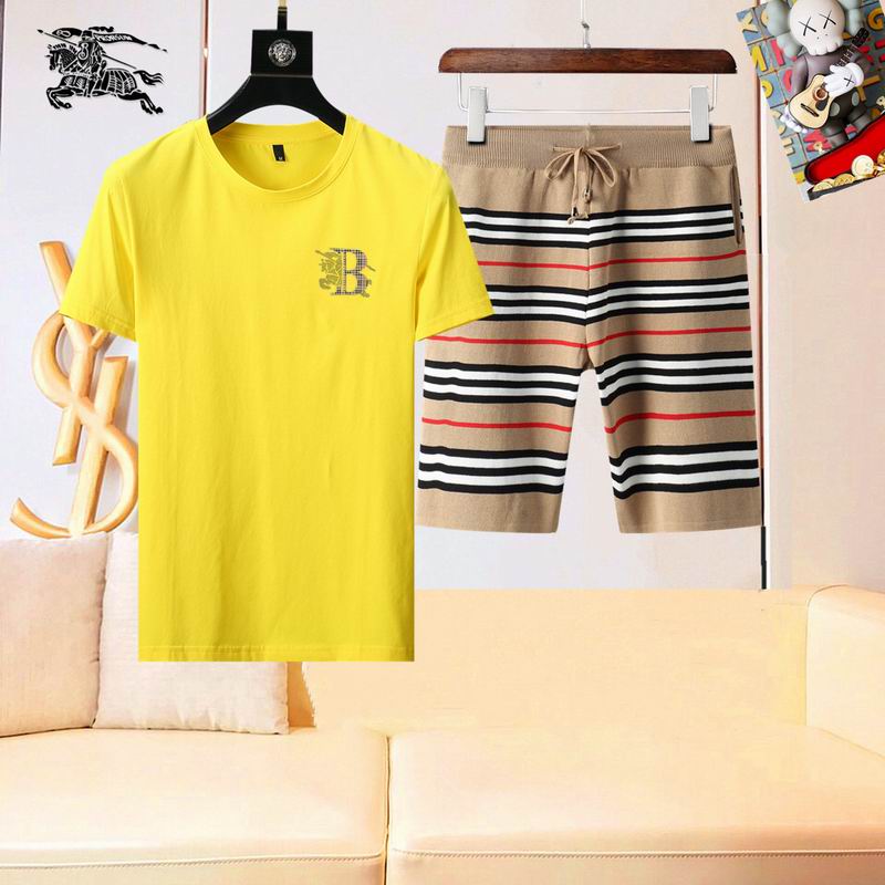 Wholesale High-quality Fashion B.urberry Short Sleeve Designer Tracksuits for sale