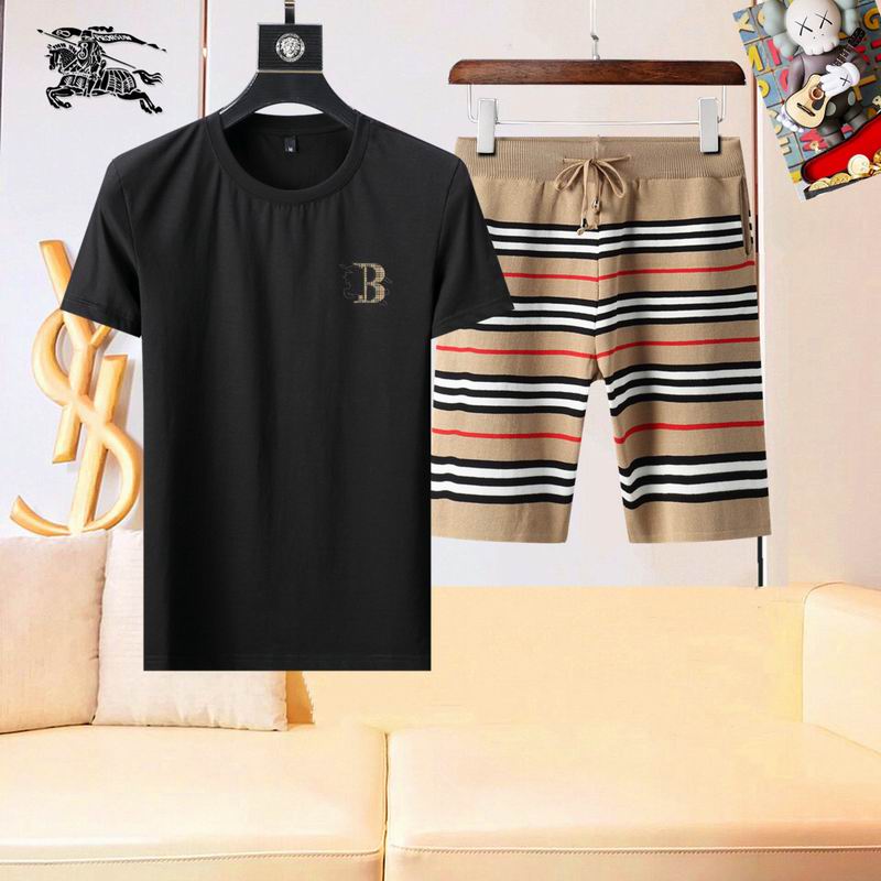 Wholesale High-quality Fashion B.urberry Short Sleeve Designer Tracksuits for sale