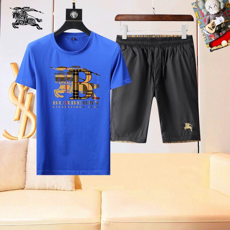 Wholesale High-quality Fashion B.urberry Short Sleeve Designer Tracksuits for sale