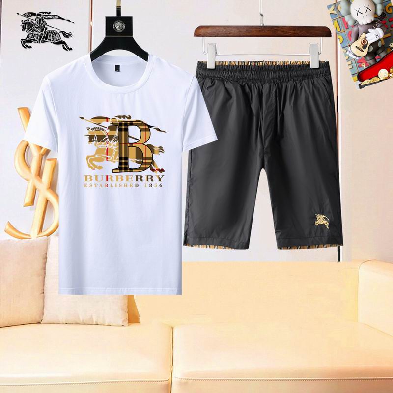 Wholesale High-quality Fashion B.urberry Short Sleeve Designer Tracksuits for sale