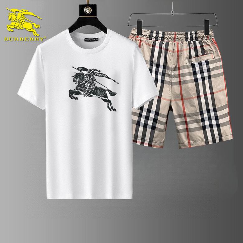 Wholesale High-quality Fashion B.urberry Short Sleeve Designer Tracksuits for sale
