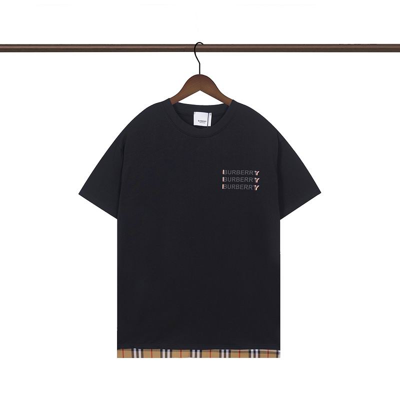 Wholesale High-quality Fashion B.urberry Short Sleeve Crew Neck T-Shirts for sale