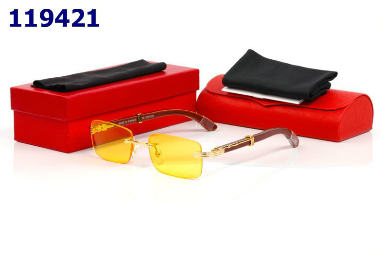 Wholesale Cheap Cartier Wooden Glasses Frames for sale