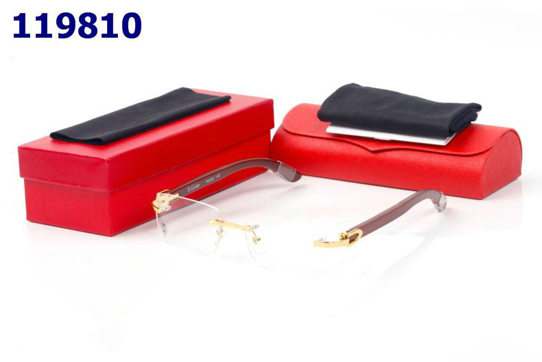 Wholesale Cheap Cartier Eyeglasses Wooden Frames for sale