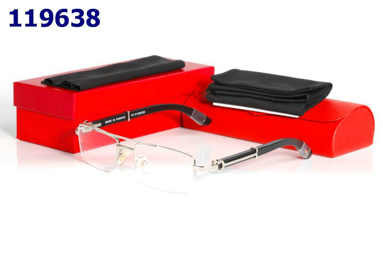 Wholesale Cheap Replica Cartier Wood Frame Glasses for sale