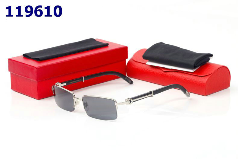 Wholesale Cheap Replica Cartier Wood Frame Glasses for sale