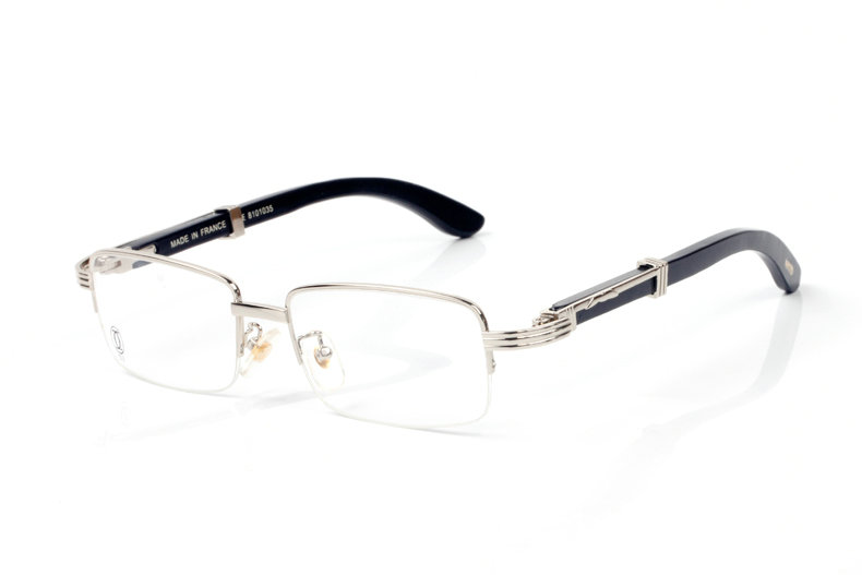 Wholesale Cheap Cartier eyeglasses Wood Frames for sale