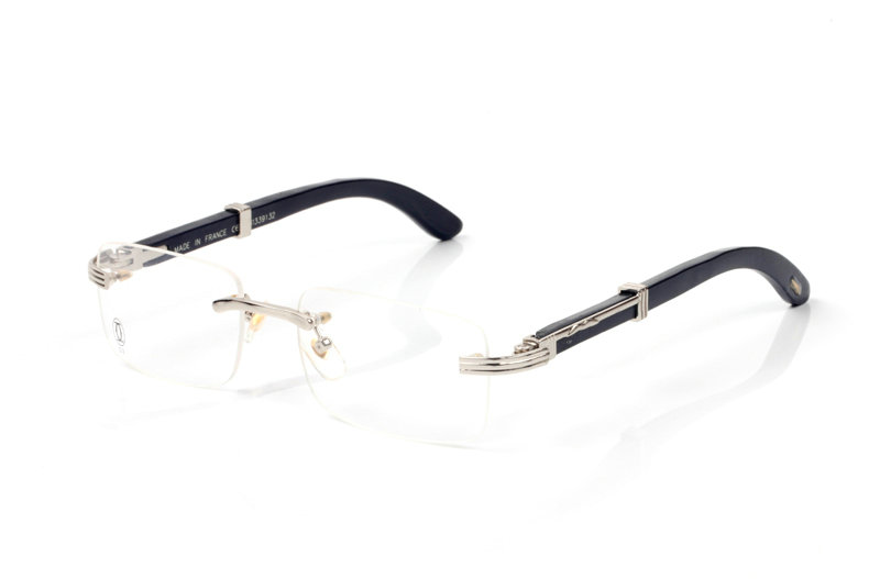 Wholesale Cheap Cartier eyeglasses Wood Frames for sale