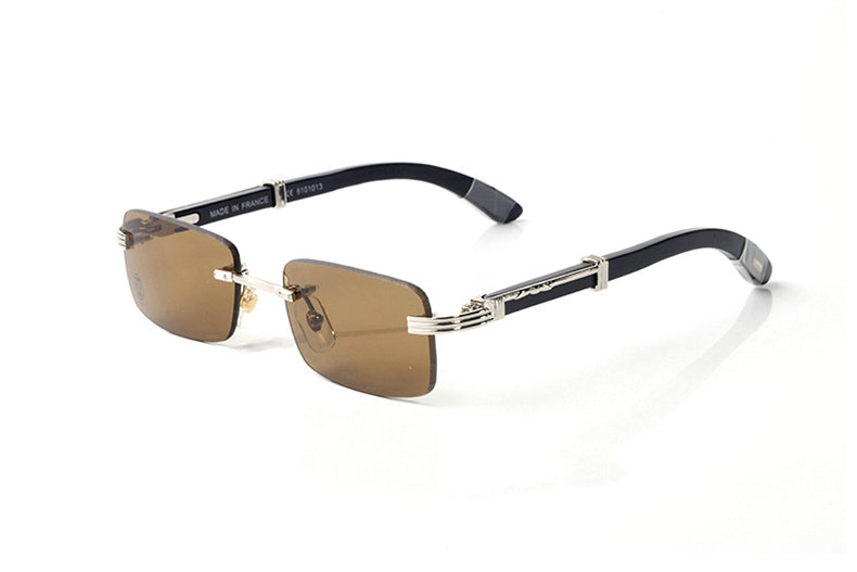 Wholesale Cheap Cartier eyeglasses Wood Frames for sale