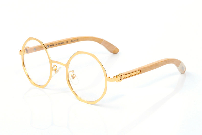 Wholesale Cheap Cartier Round Lens Eyeglasses Frames for sale