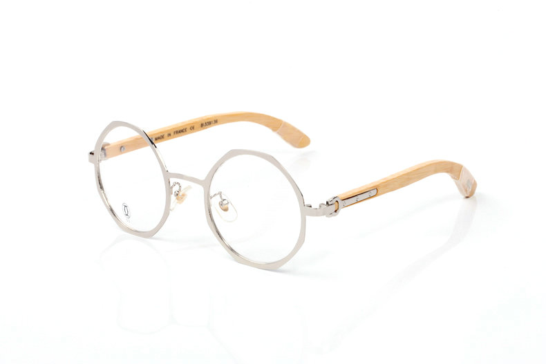 Wholesale Cheap Cartier Round Lens Eyeglasses Frames for sale