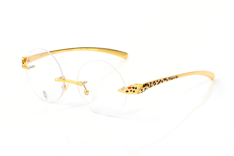Wholesale Cheap Cartier Round Lens Eyeglasses Frames for sale