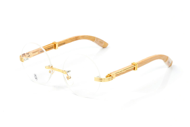 Wholesale Cheap Cartier Round Lens Eyeglasses Frames for sale