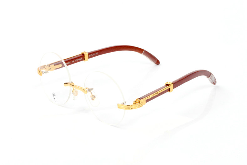 Wholesale Cheap Cartier Round Lens Eyeglasses Frames for sale
