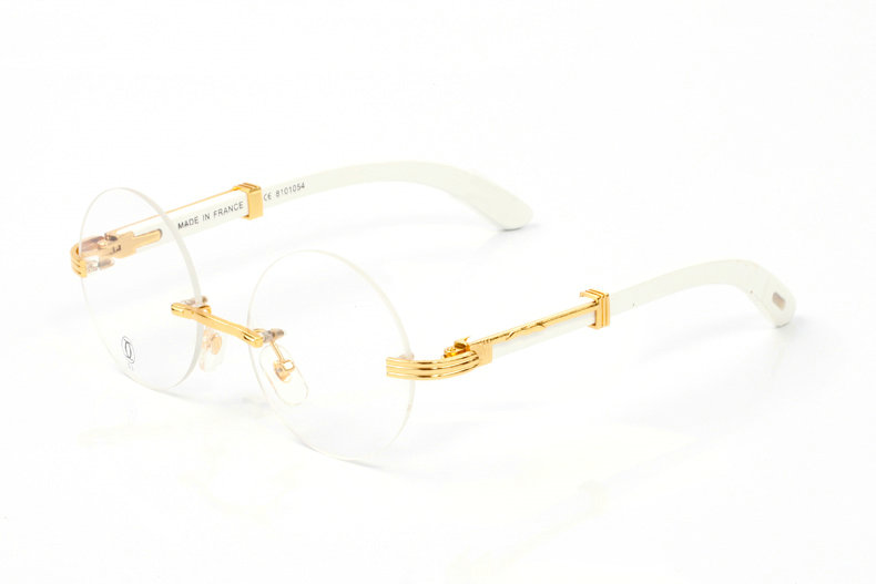 Wholesale Cheap Cartier Round Lens Eyeglasses Frames for sale