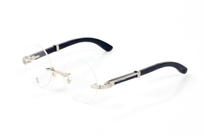 Wholesale Cheap Cartier Round Lens Eyeglasses Frames for sale