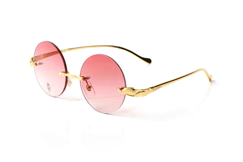 Wholesale Cheap Cartier Round Lens Eyeglasses Frames for sale