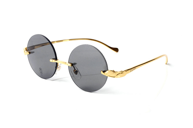 Wholesale Cheap Cartier Round Lens Eyeglasses Frames for sale