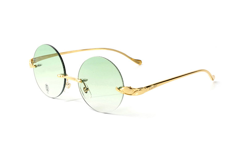 Wholesale Cheap Cartier Round Lens Eyeglasses Frames for sale