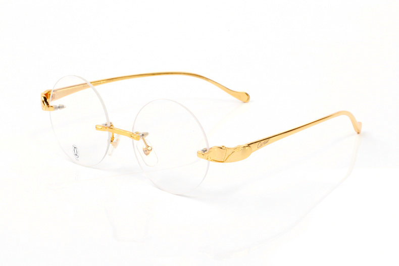 Wholesale Cheap Cartier Round Lens Eyeglasses Frames for sale