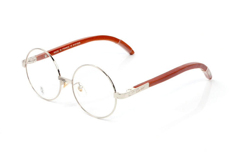 Wholesale Cheap Cartier Round Lens Eyeglasses Frames for sale