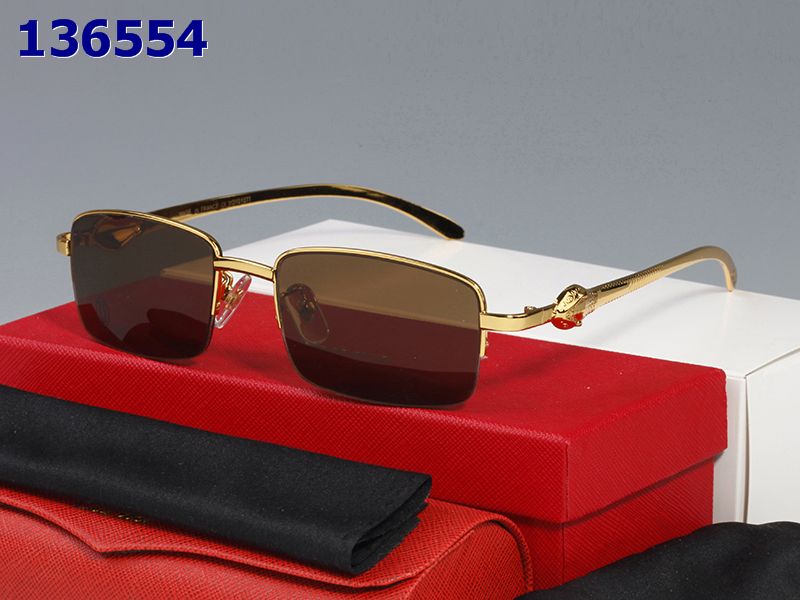 Wholesale Cheap Cartier Panthere Metal Eyeglasses for sale