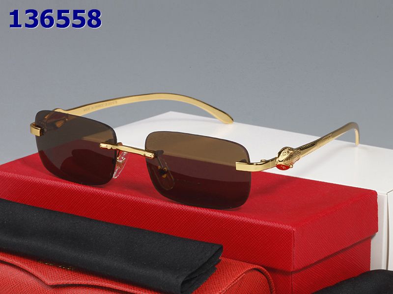 Wholesale Cheap Cartier Panthere Metal Eyeglasses for sale