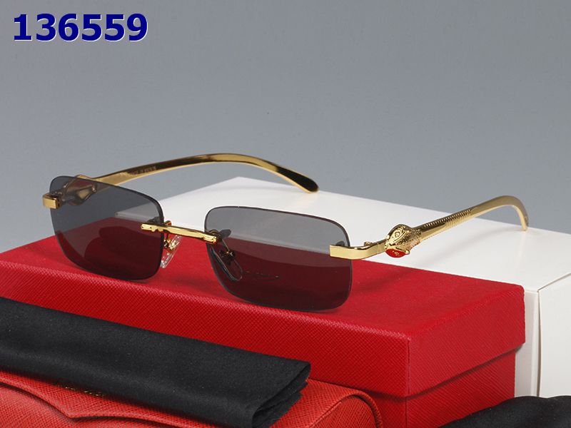 Wholesale Cheap Cartier Panthere Metal Eyeglasses for sale