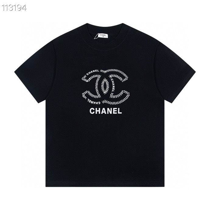Wholesale High-quality Fashion C.hanel Short Sleeve Crew Neck Designer T-Shirts for sale