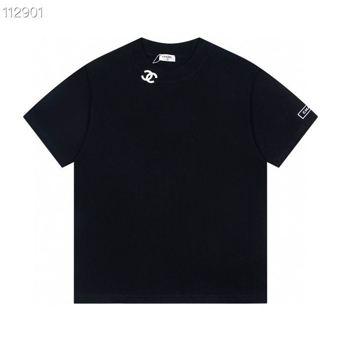 Wholesale High-quality Fashion C.hanel Short Sleeve Crew Neck Designer T-Shirts for sale
