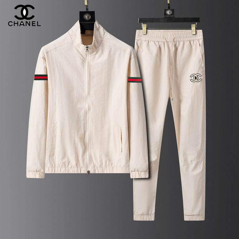 Wholesale High-quality Fashion C.hanel Short Sleeve Designer Tracksuits Sets for sale
