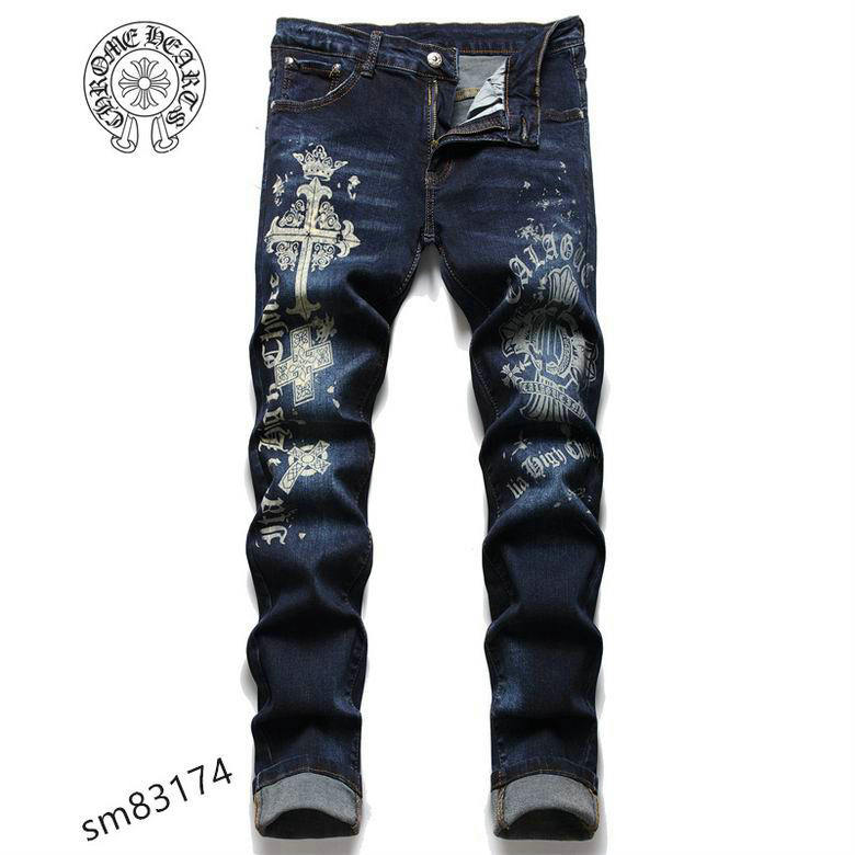 Wholesale Cheap Chrome Hearts Replica Designer Jeans for Sale