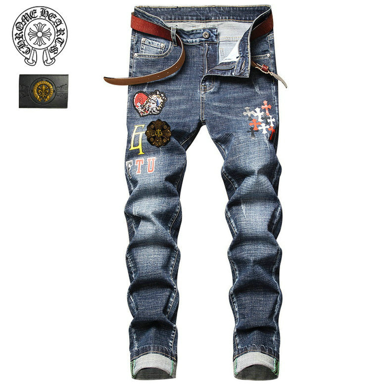 Wholesale Cheap Chrome Hearts Replica Designer Jeans for Sale