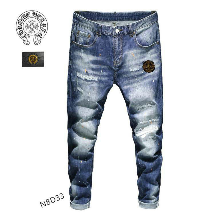 Wholesale Cheap Chrome Hearts Replica Designer Jeans for Sale