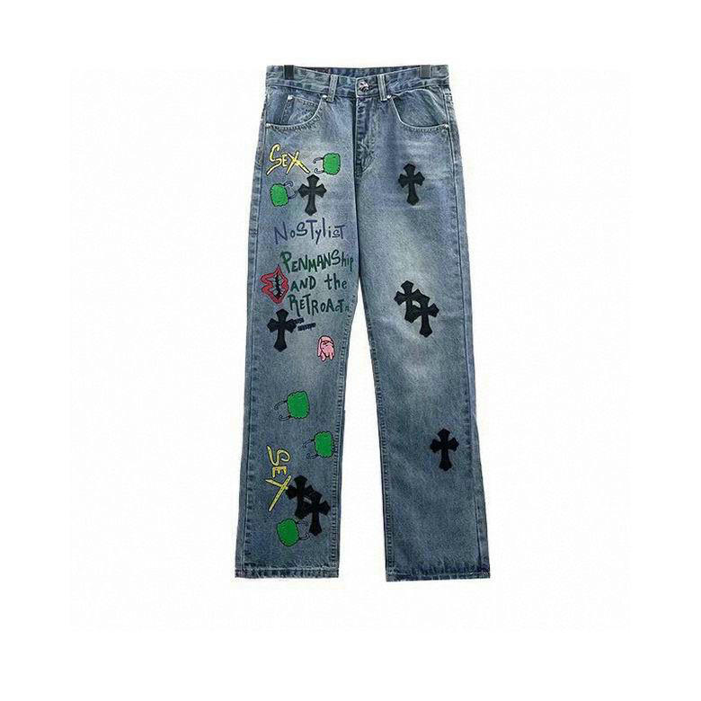 Wholesale Cheap Chrome Hearts Womens Designer Jeans for Sale