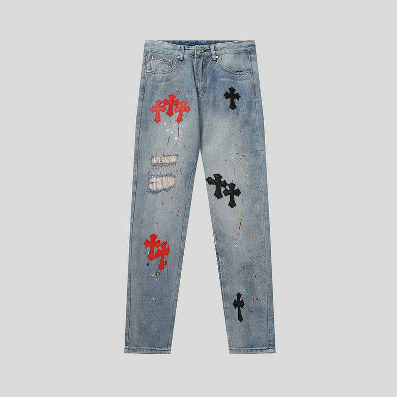 Wholesale Cheap Chrome Hearts Designer Jeans for Sale