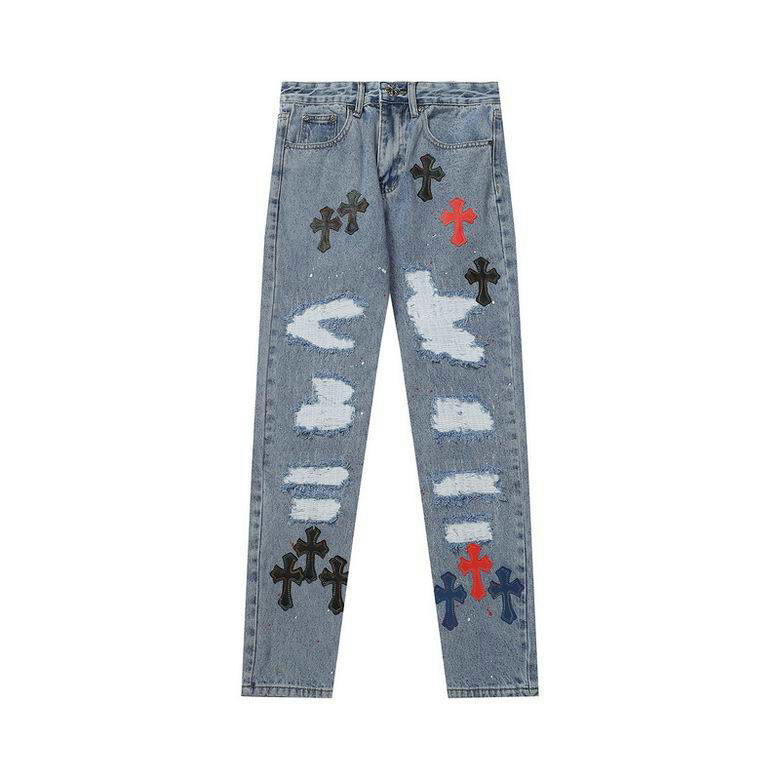 Wholesale Cheap Chrome Hearts Designer Jeans for Sale