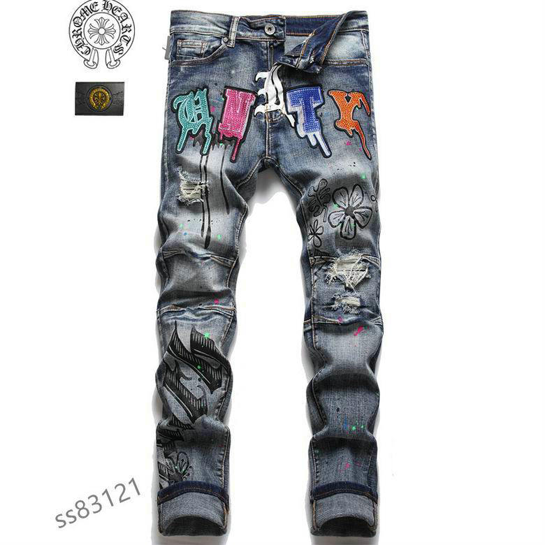 Wholesale Cheap Chrome Hearts Replica Designer Jeans for Sale