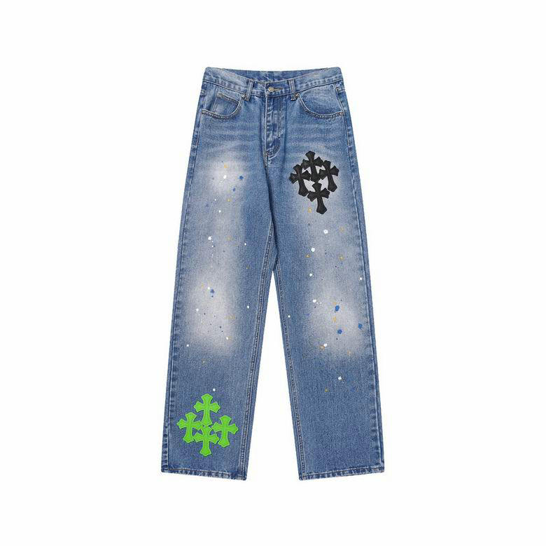 Wholesale Cheap Chrome Hearts Designer Jeans for Sale
