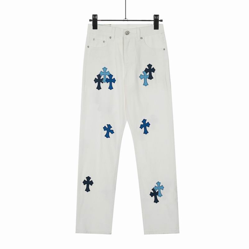 Wholesale High quality Chrome Hearts Replica Designer Denim Jeans for sale
