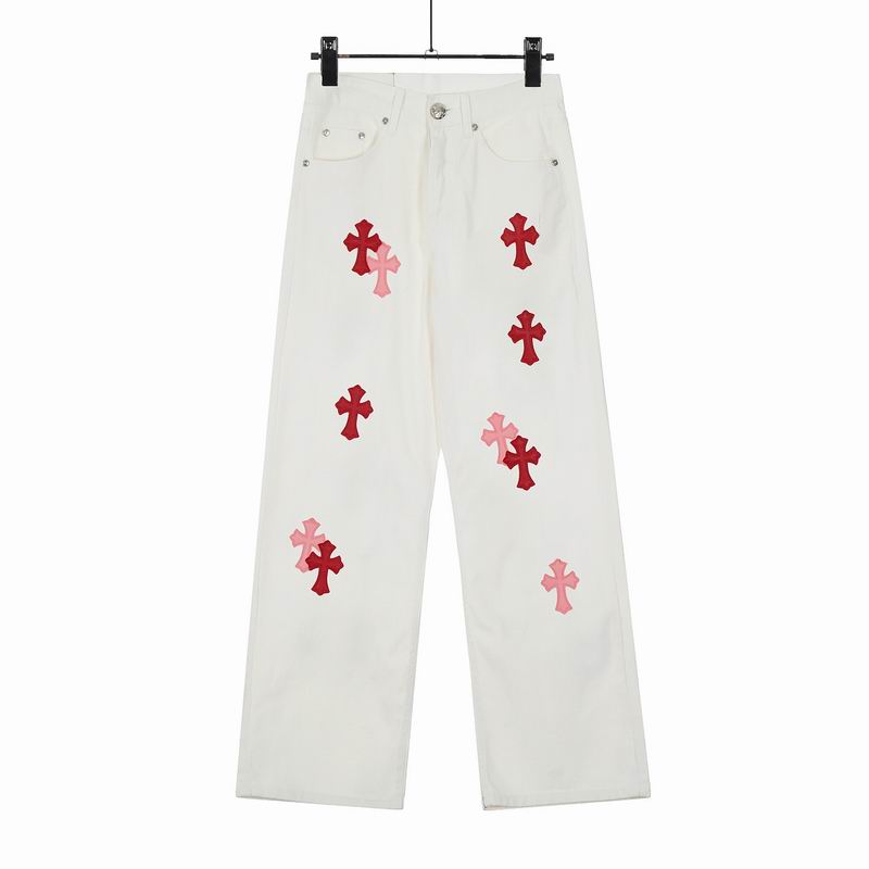 Wholesale High quality Chrome Hearts Replica Designer Denim Jeans for sale