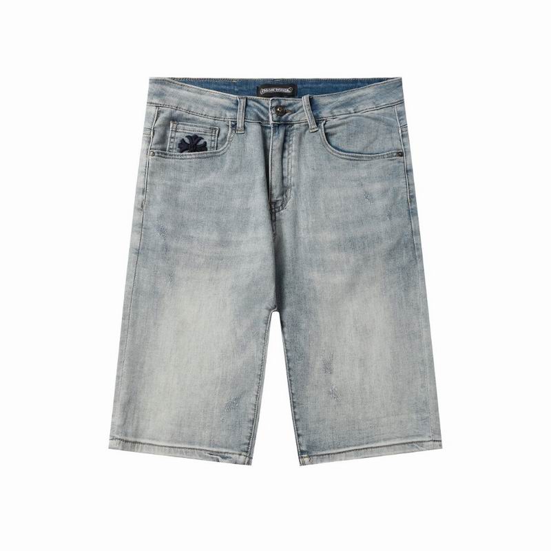 Wholesale High quality Chrome Hearts Replica Denim Short Jeans for sale