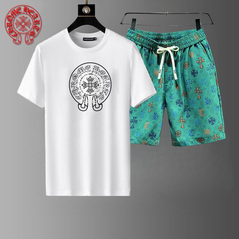 Wholesale High-quality C.hrome Hearts Short Sleeve Designer Replica Tracksuits for sale