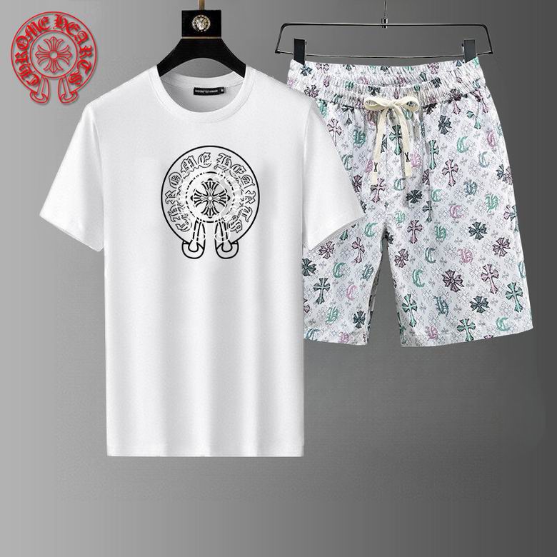 Wholesale High-quality C.hrome Hearts Short Sleeve Designer Replica Tracksuits for sale