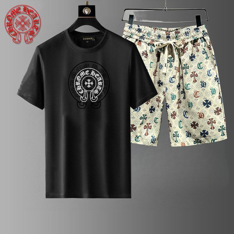 Wholesale High-quality C.hrome Hearts Short Sleeve Designer Replica Tracksuits for sale