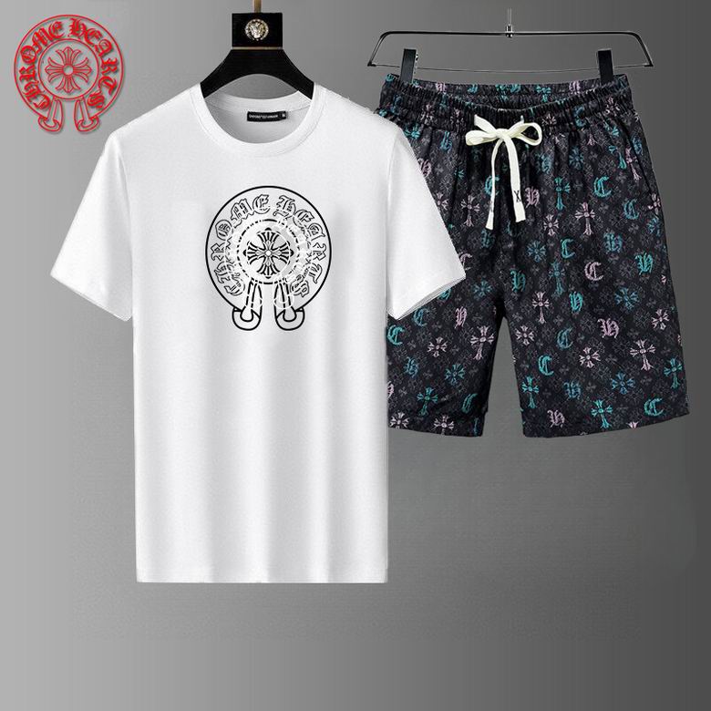 Wholesale High-quality C.hrome Hearts Short Sleeve Designer Replica Tracksuits for sale