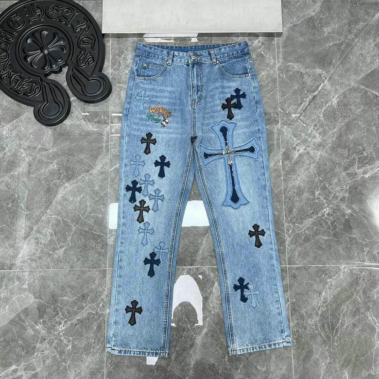 Wholesale Cheap Chrome Hearts Womens Designer Jeans for Sale