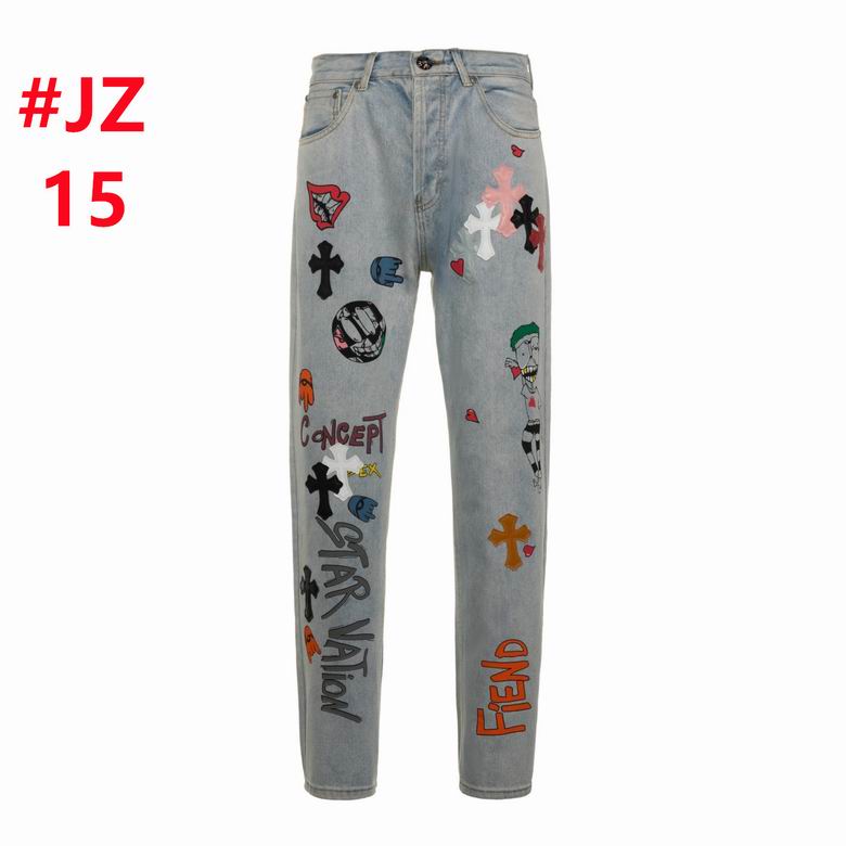Wholesale High-quality C.hrome Hearts Short Sleeve Designer Replica Jeans for sale