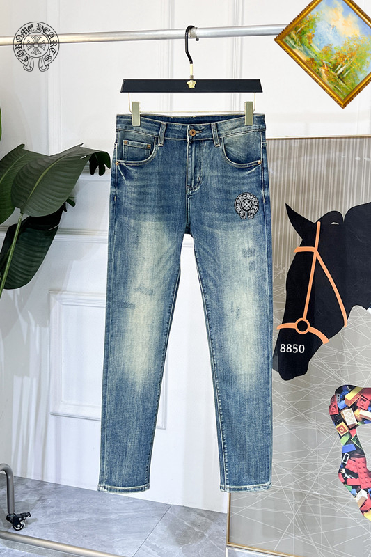 Wholesale High-quality C.hrome Hearts Short Sleeve Designer Replica Jeans for sale