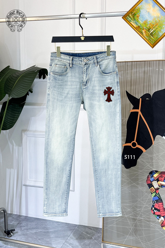 Wholesale High-quality C.hrome Hearts Short Sleeve Designer Replica Jeans for sale